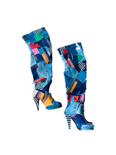 Load image into Gallery viewer, Mixed Print Patchwork Boots
