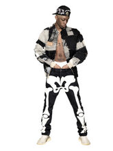 Load image into Gallery viewer, Black Patchwork Bomber Jacket
